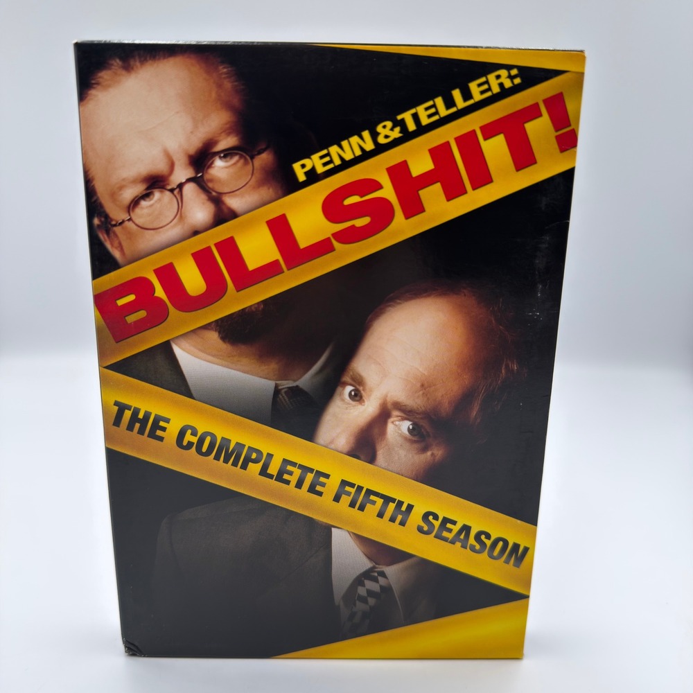 Penn & Teller Bullshit The Complete Fifth Season DVD Set 2-Disc Showtime Series